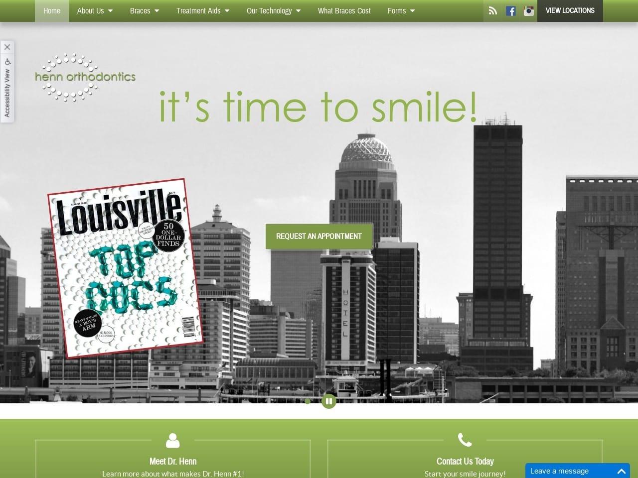 Henn Orthodontics screenshot